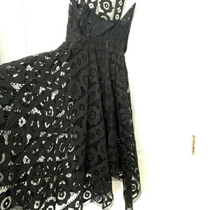FREE PEOPLE, Black lace, Size 0, NWOT